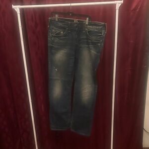 True Religion Men's Straight Jeans - Dark Blue